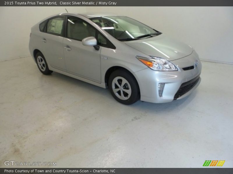 Classic Silver Metallic / Misty Gray 2015 Toyota Prius Two Hybrid