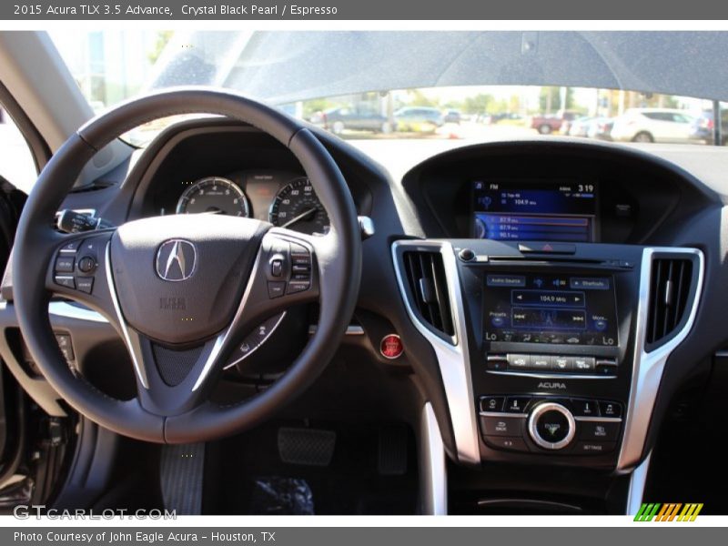 Crystal Black Pearl / Espresso 2015 Acura TLX 3.5 Advance