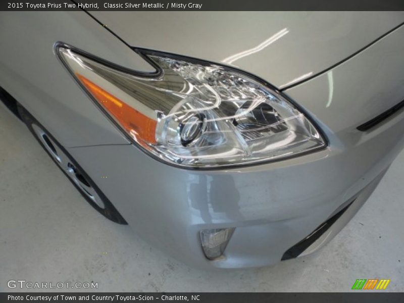 Classic Silver Metallic / Misty Gray 2015 Toyota Prius Two Hybrid