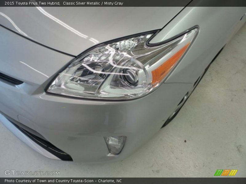 Classic Silver Metallic / Misty Gray 2015 Toyota Prius Two Hybrid