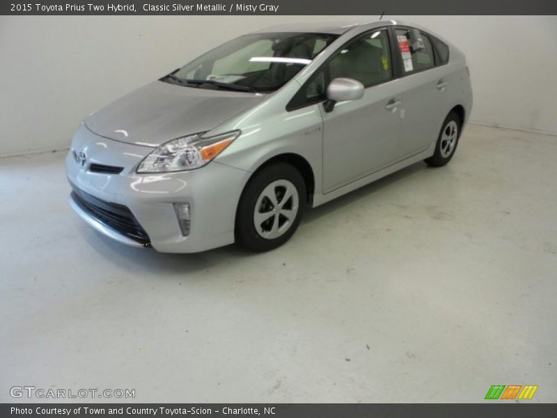Classic Silver Metallic / Misty Gray 2015 Toyota Prius Two Hybrid
