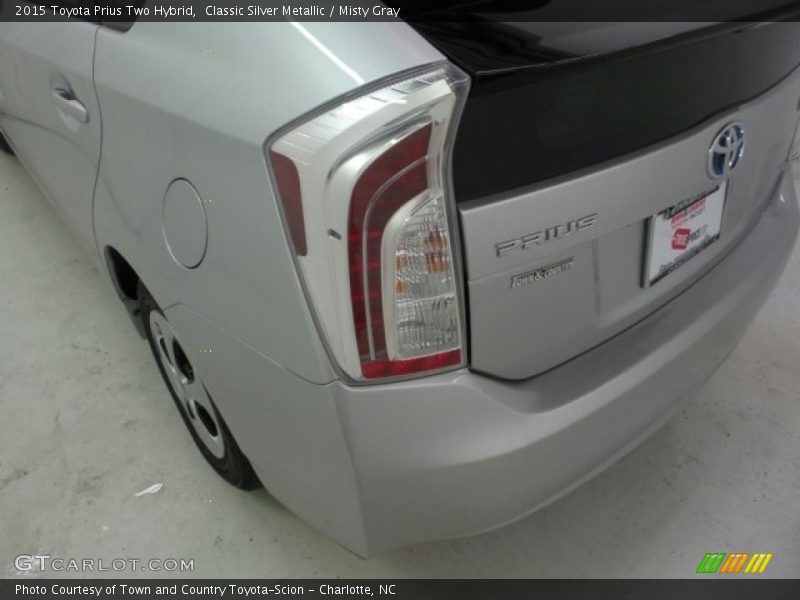 Classic Silver Metallic / Misty Gray 2015 Toyota Prius Two Hybrid