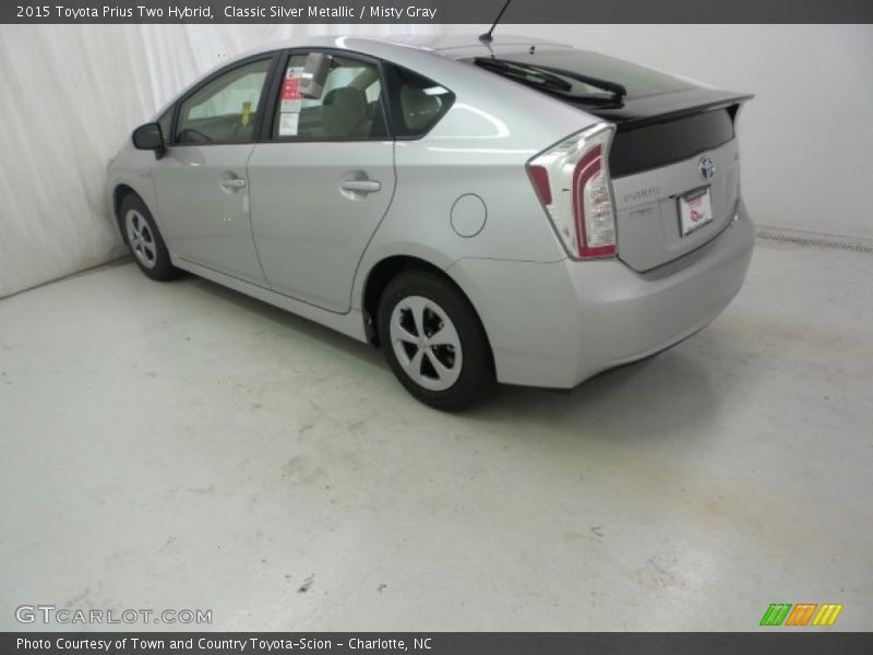 Classic Silver Metallic / Misty Gray 2015 Toyota Prius Two Hybrid