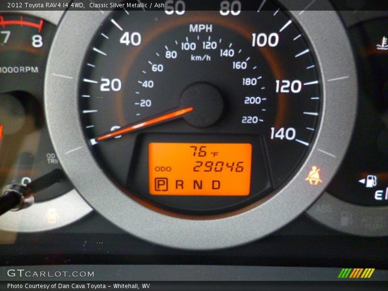Classic Silver Metallic / Ash 2012 Toyota RAV4 I4 4WD