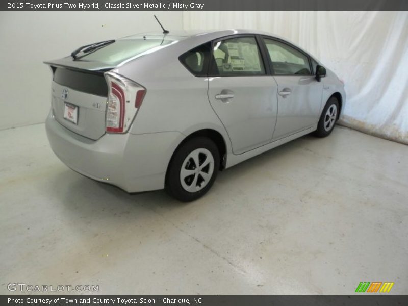 Classic Silver Metallic / Misty Gray 2015 Toyota Prius Two Hybrid