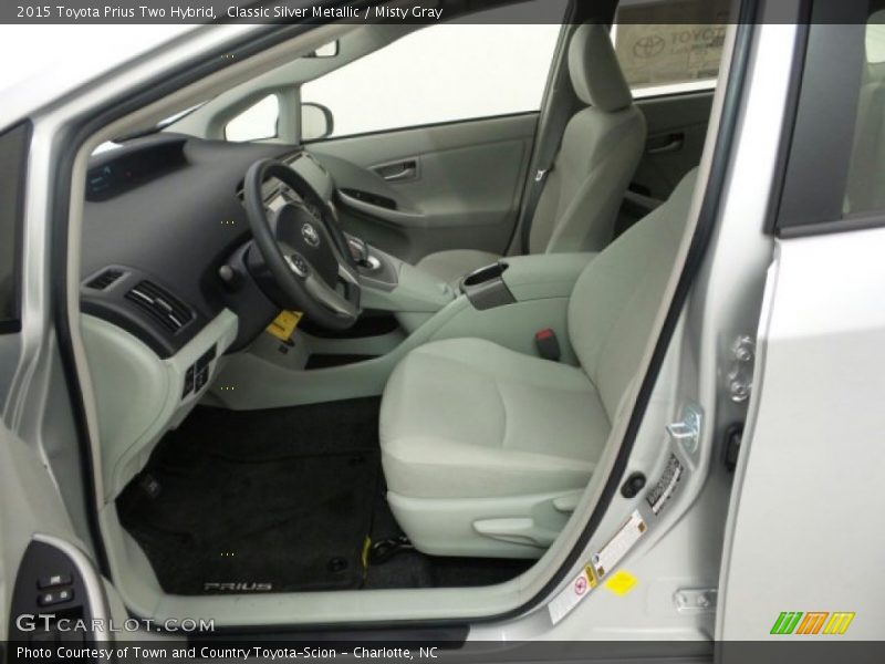 Classic Silver Metallic / Misty Gray 2015 Toyota Prius Two Hybrid