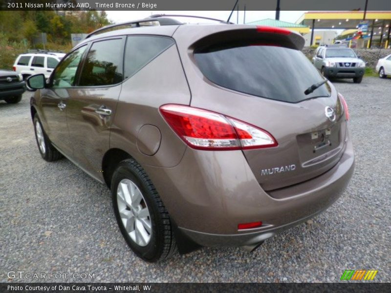 Tinted Bronze / Beige 2011 Nissan Murano SL AWD