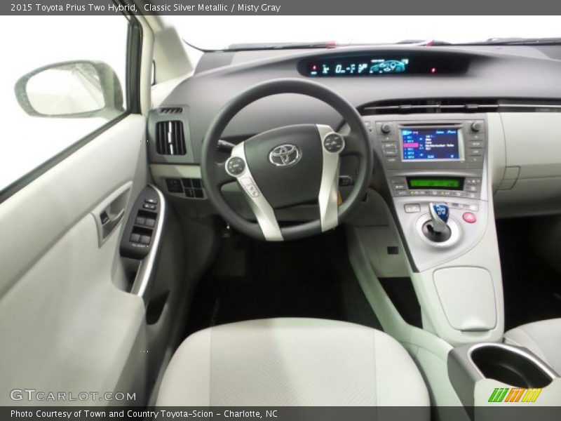 Classic Silver Metallic / Misty Gray 2015 Toyota Prius Two Hybrid