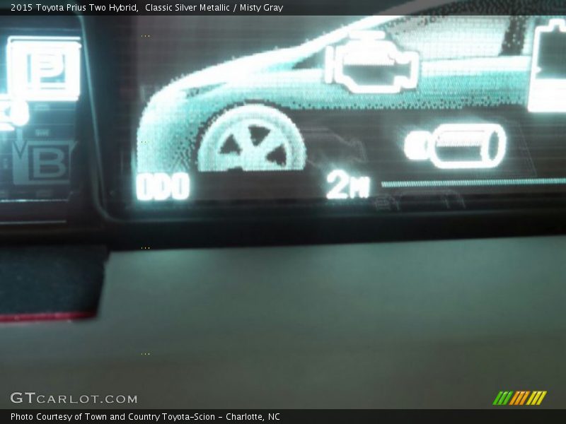Classic Silver Metallic / Misty Gray 2015 Toyota Prius Two Hybrid