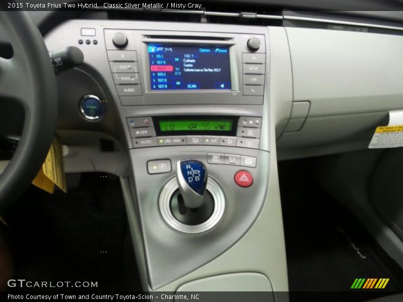 Classic Silver Metallic / Misty Gray 2015 Toyota Prius Two Hybrid
