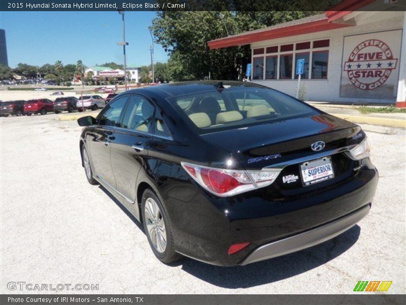 Eclipse Black / Camel 2015 Hyundai Sonata Hybrid Limited