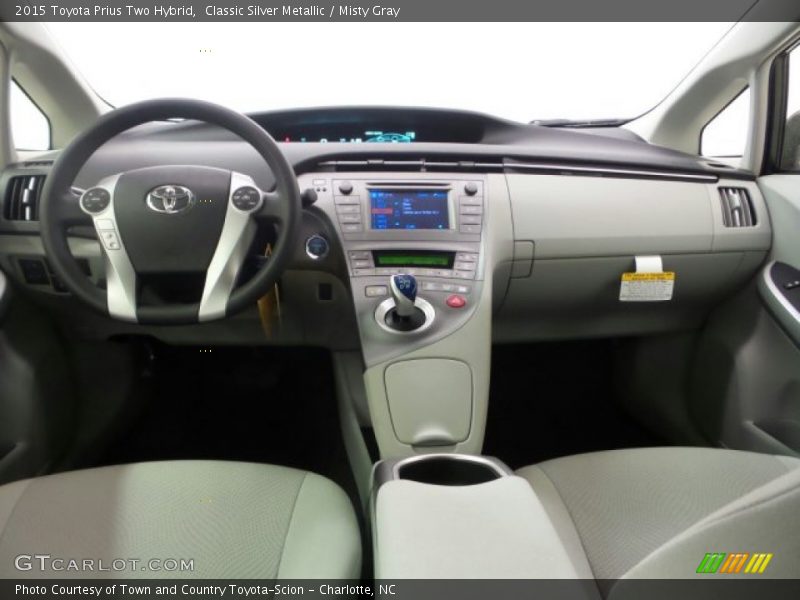 Classic Silver Metallic / Misty Gray 2015 Toyota Prius Two Hybrid