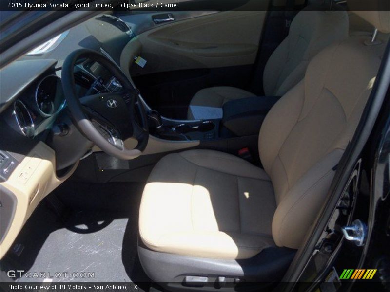 Eclipse Black / Camel 2015 Hyundai Sonata Hybrid Limited