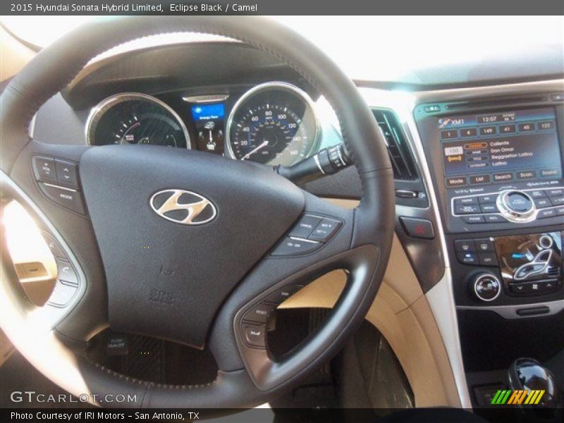 Eclipse Black / Camel 2015 Hyundai Sonata Hybrid Limited