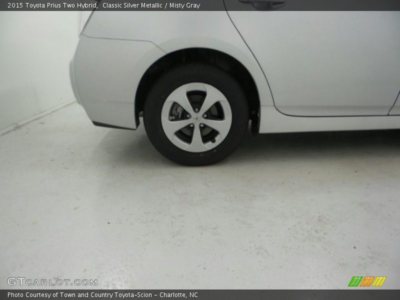 Classic Silver Metallic / Misty Gray 2015 Toyota Prius Two Hybrid
