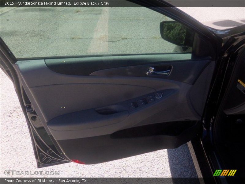 Eclipse Black / Gray 2015 Hyundai Sonata Hybrid Limited