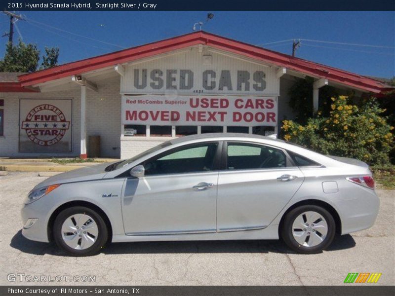 Starlight Silver / Gray 2015 Hyundai Sonata Hybrid