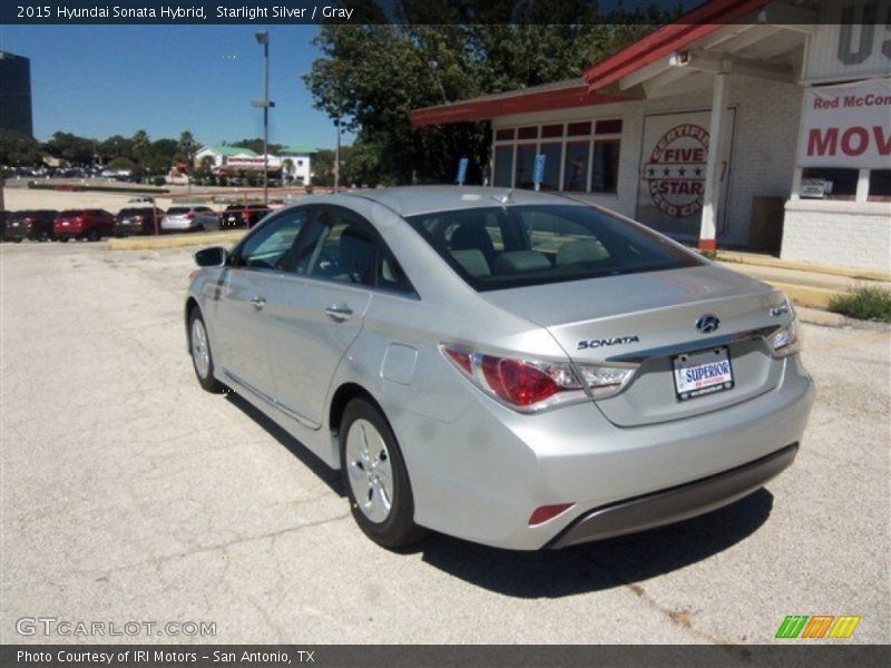 Starlight Silver / Gray 2015 Hyundai Sonata Hybrid