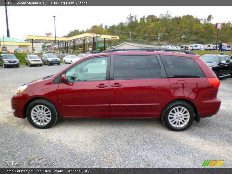 Salsa Red Pearl / Stone 2010 Toyota Sienna XLE