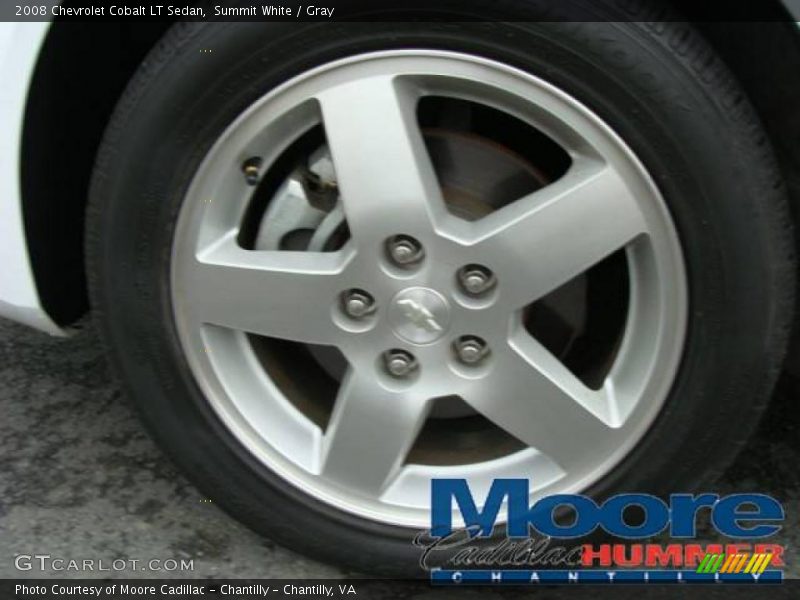 Summit White / Gray 2008 Chevrolet Cobalt LT Sedan