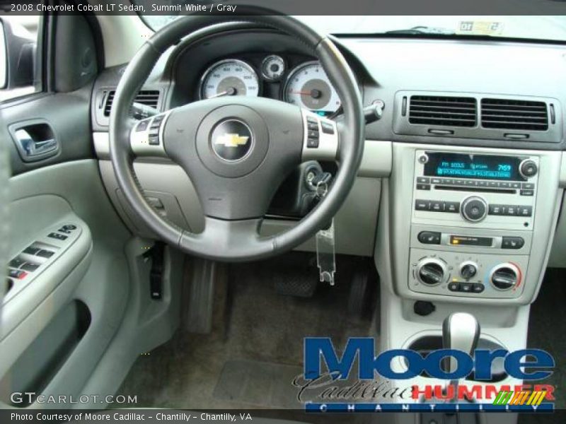 Summit White / Gray 2008 Chevrolet Cobalt LT Sedan