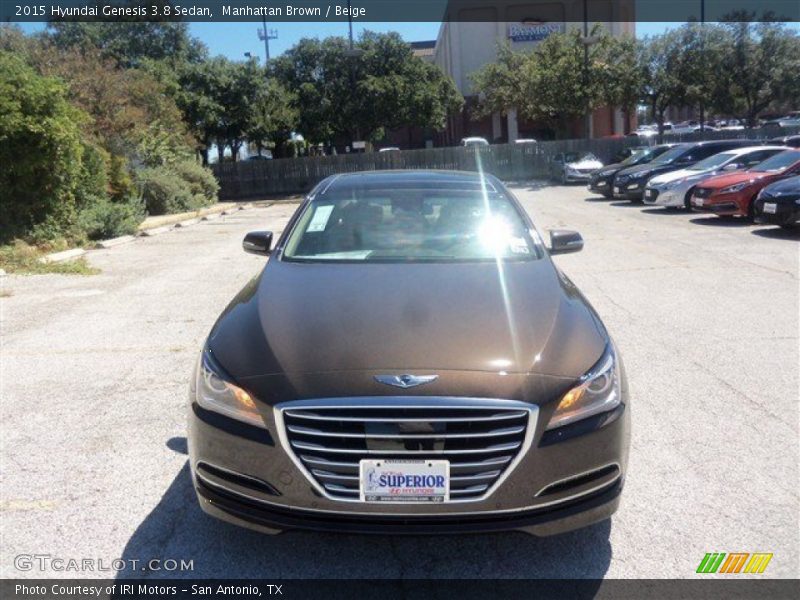 Manhattan Brown / Beige 2015 Hyundai Genesis 3.8 Sedan