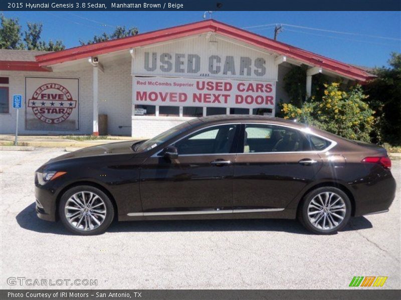 Manhattan Brown / Beige 2015 Hyundai Genesis 3.8 Sedan
