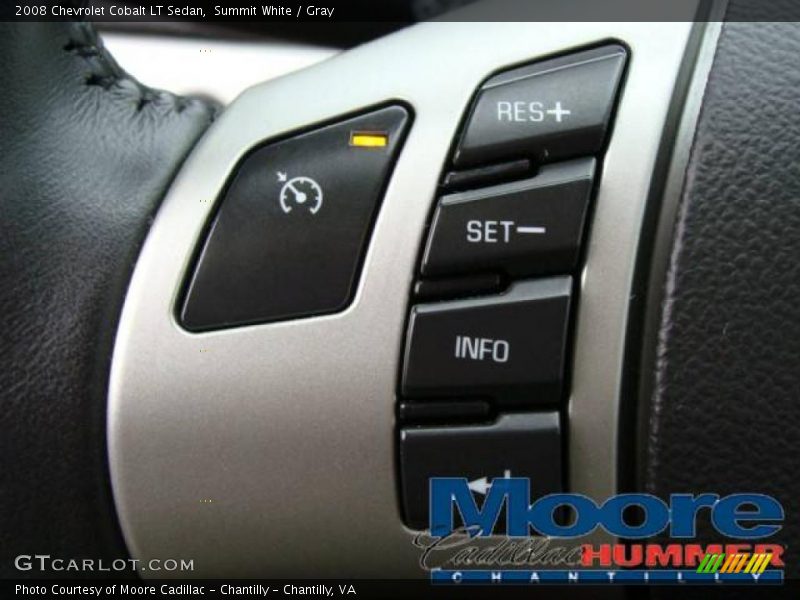 Summit White / Gray 2008 Chevrolet Cobalt LT Sedan