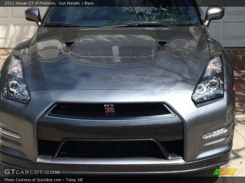 Gun Metallic / Black 2012 Nissan GT-R Premium