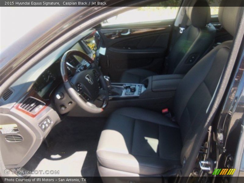 Caspian Black / Jet Black 2015 Hyundai Equus Signature