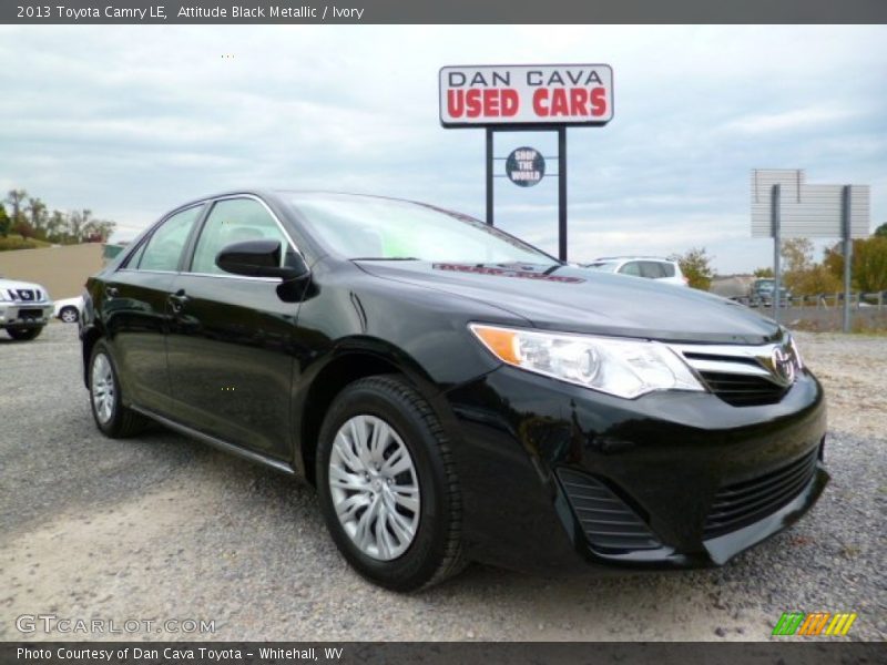 Attitude Black Metallic / Ivory 2013 Toyota Camry LE