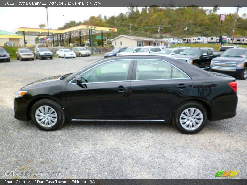 Attitude Black Metallic / Ivory 2013 Toyota Camry LE