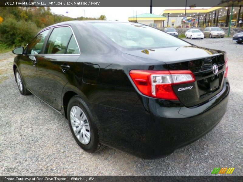 Attitude Black Metallic / Ivory 2013 Toyota Camry LE