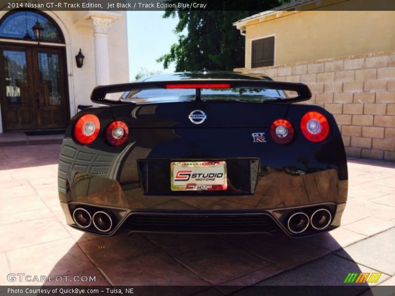 Jet Black / Track Edition Blue/Gray 2014 Nissan GT-R Track Edition