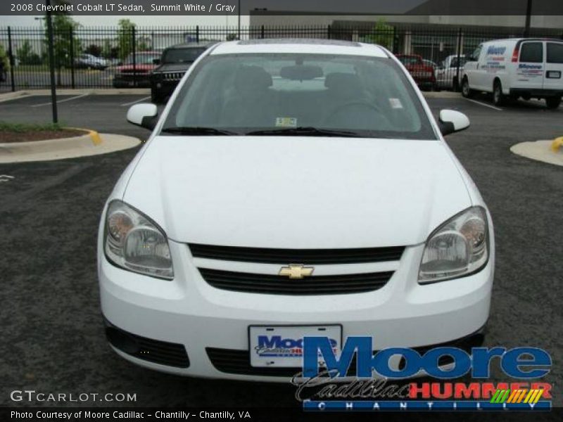Summit White / Gray 2008 Chevrolet Cobalt LT Sedan