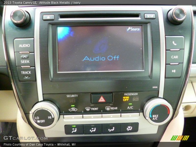Attitude Black Metallic / Ivory 2013 Toyota Camry LE