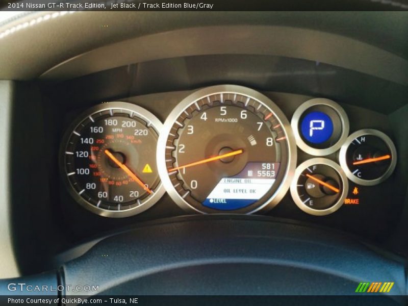  2014 GT-R Track Edition Track Edition Gauges