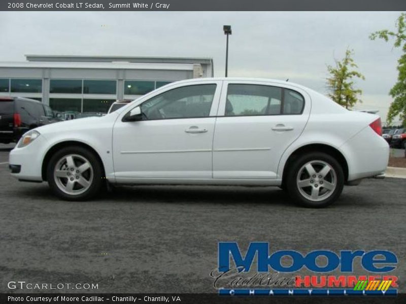 Summit White / Gray 2008 Chevrolet Cobalt LT Sedan