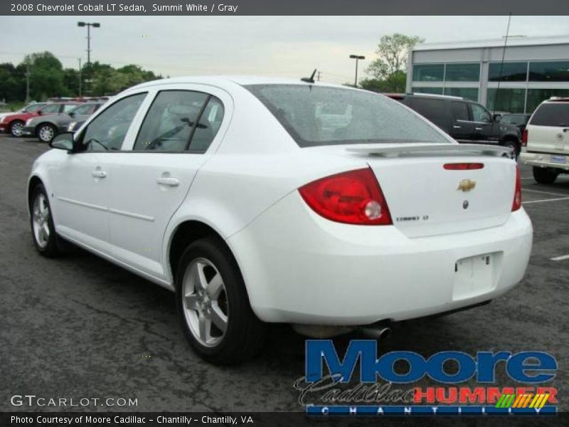 Summit White / Gray 2008 Chevrolet Cobalt LT Sedan