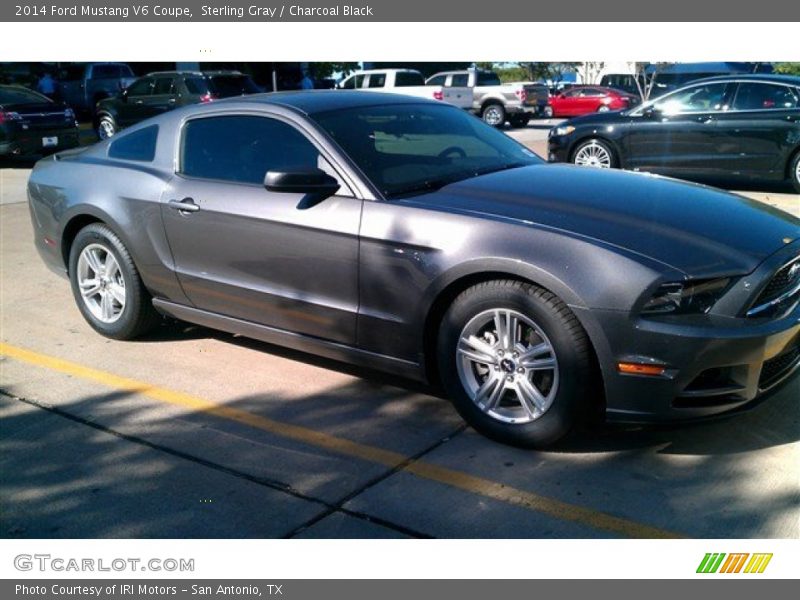 Sterling Gray / Charcoal Black 2014 Ford Mustang V6 Coupe