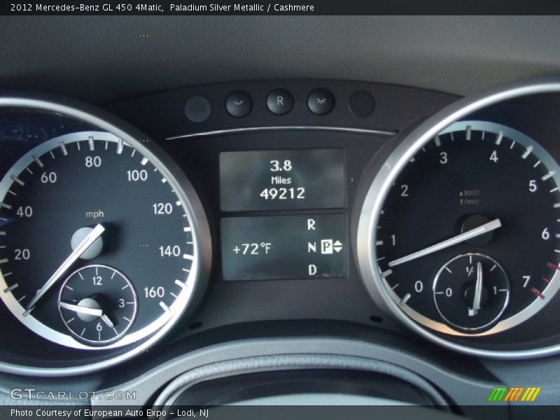 Paladium Silver Metallic / Cashmere 2012 Mercedes-Benz GL 450 4Matic