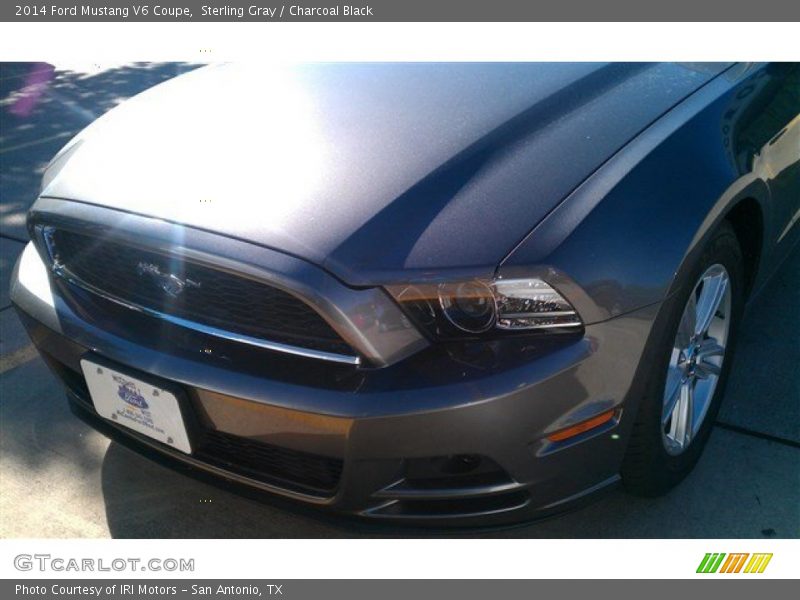 Sterling Gray / Charcoal Black 2014 Ford Mustang V6 Coupe