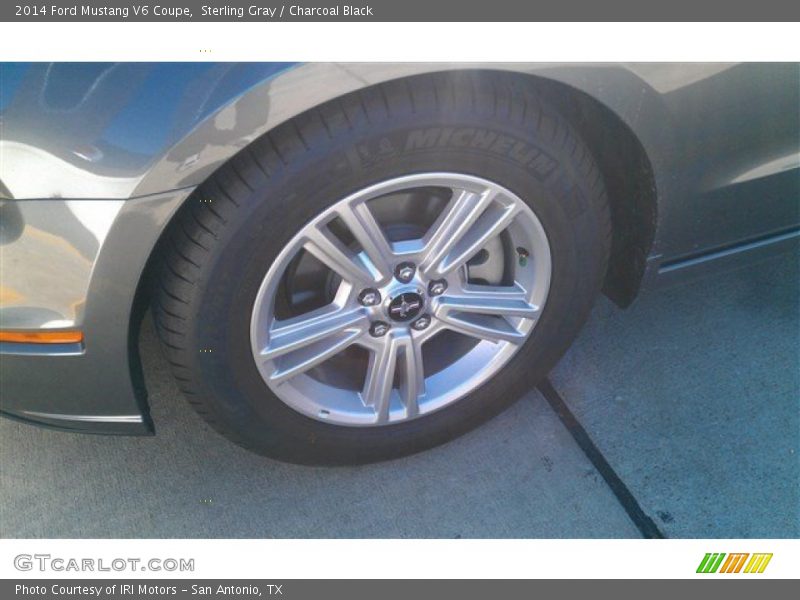 Sterling Gray / Charcoal Black 2014 Ford Mustang V6 Coupe