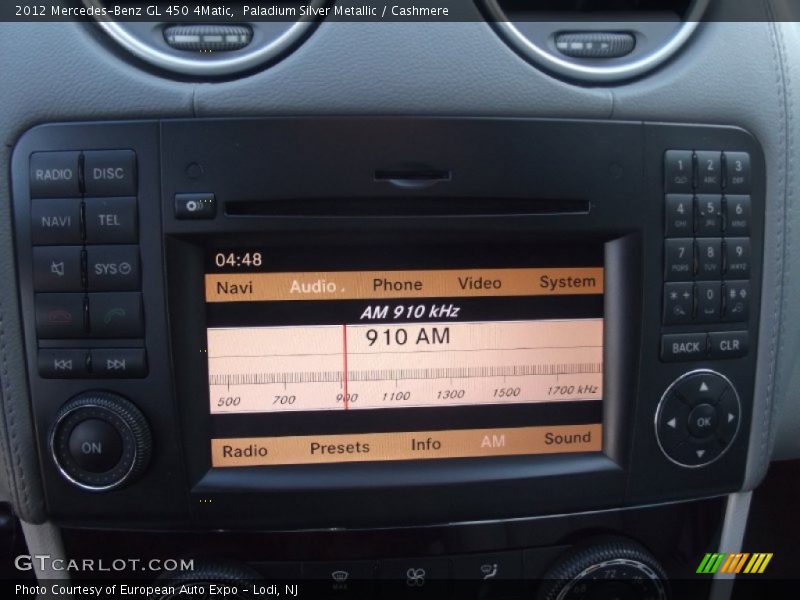 Paladium Silver Metallic / Cashmere 2012 Mercedes-Benz GL 450 4Matic