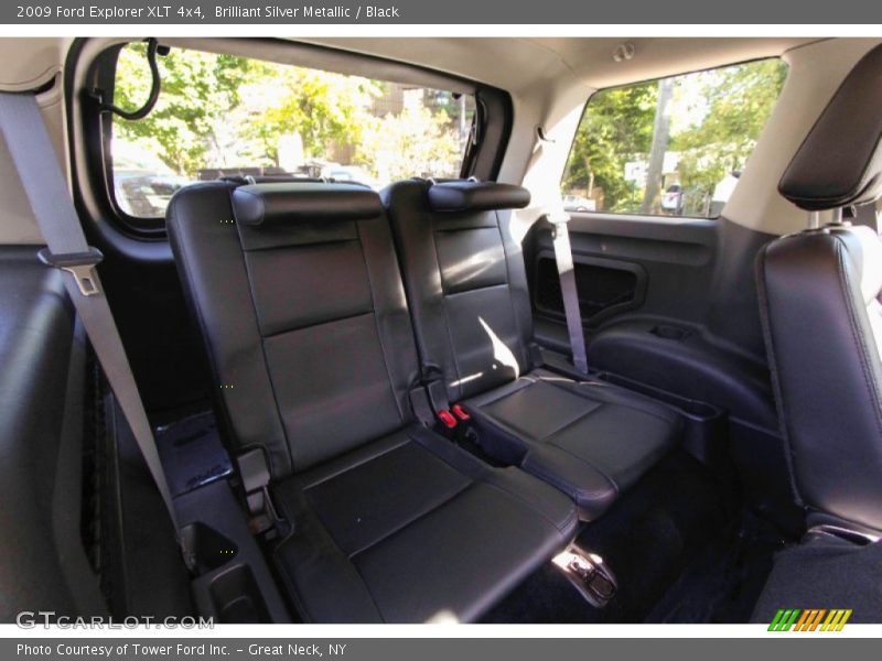 Brilliant Silver Metallic / Black 2009 Ford Explorer XLT 4x4