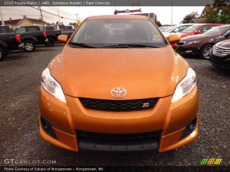 Sundance Metallic / Dark Charcoal 2010 Toyota Matrix S AWD