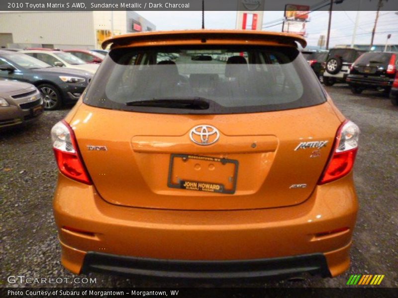 Sundance Metallic / Dark Charcoal 2010 Toyota Matrix S AWD