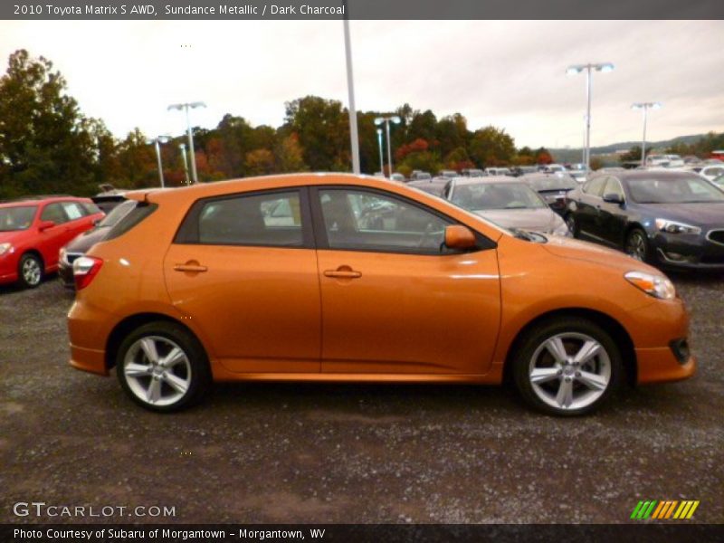 Sundance Metallic / Dark Charcoal 2010 Toyota Matrix S AWD