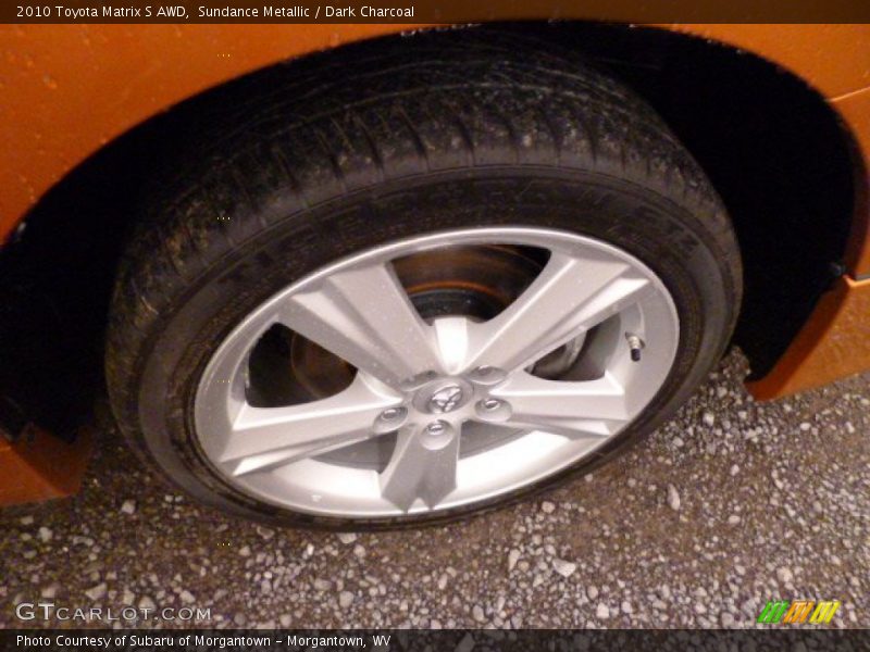Sundance Metallic / Dark Charcoal 2010 Toyota Matrix S AWD