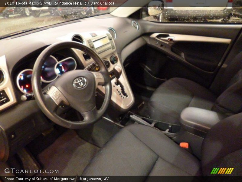 Sundance Metallic / Dark Charcoal 2010 Toyota Matrix S AWD